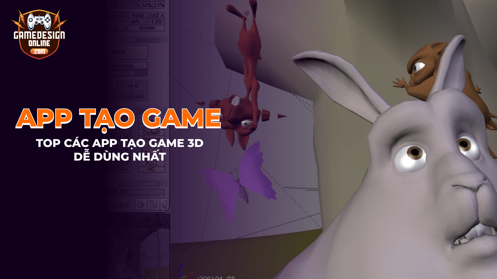 TOP 10 phần mềm app tạo game 3D cho người mới bắt đầu