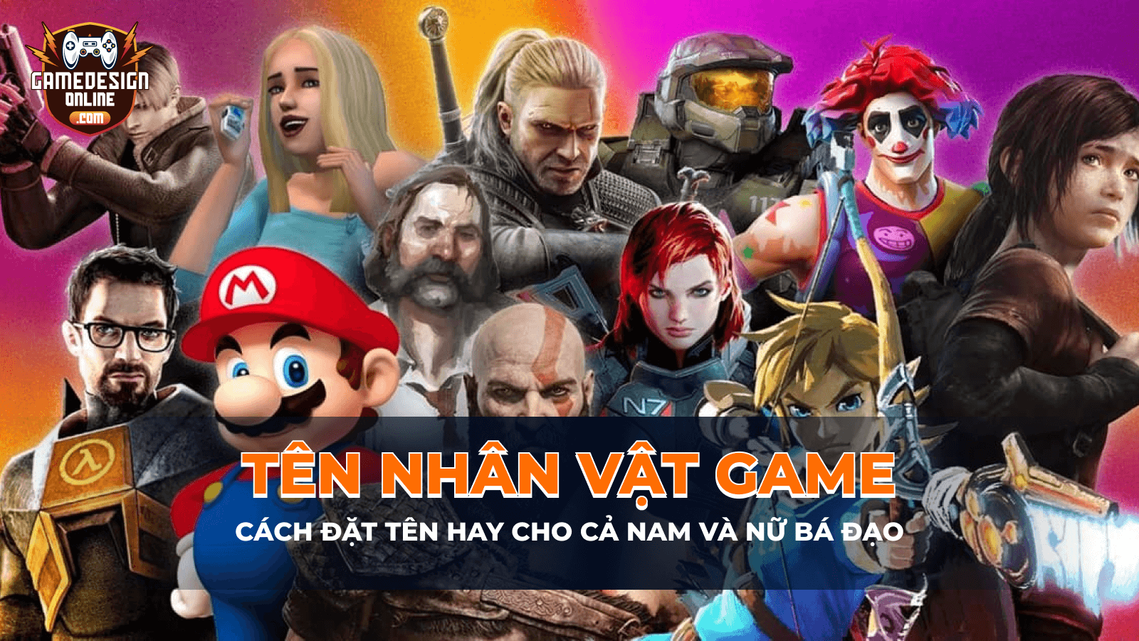 Cách đặt tên nhân vật game hay và lôi cuốn khi thiết kế game