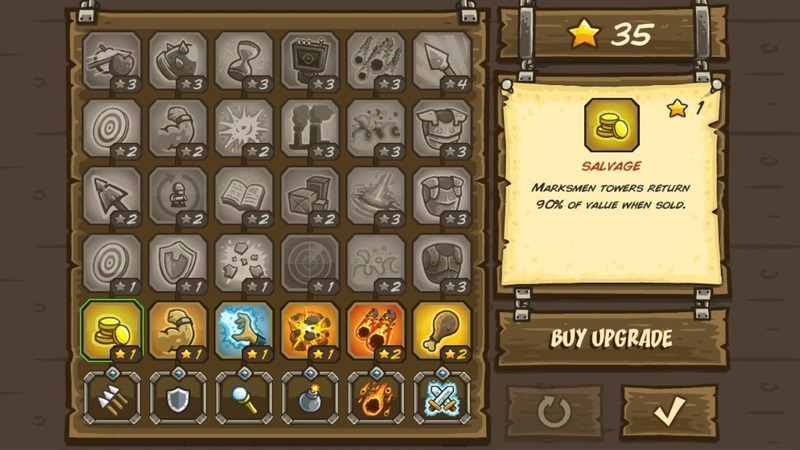 Kingdom Rush Skill Tree