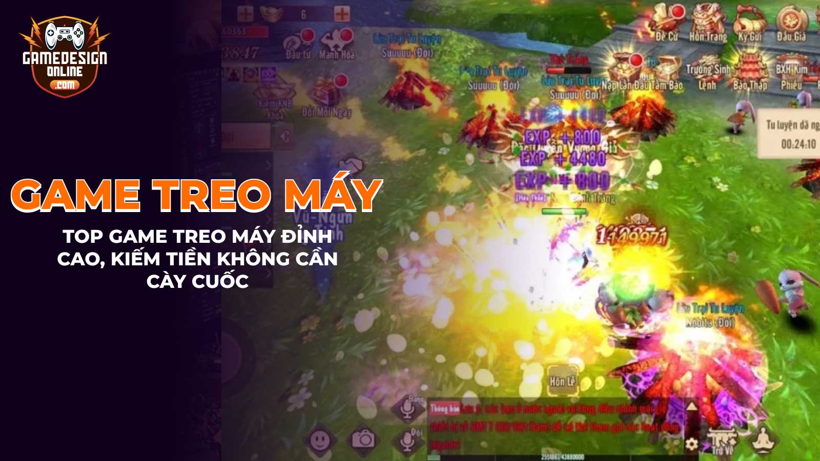 Top game treo máy đỉnh cao, kiếm tiền không cần cày cuốc