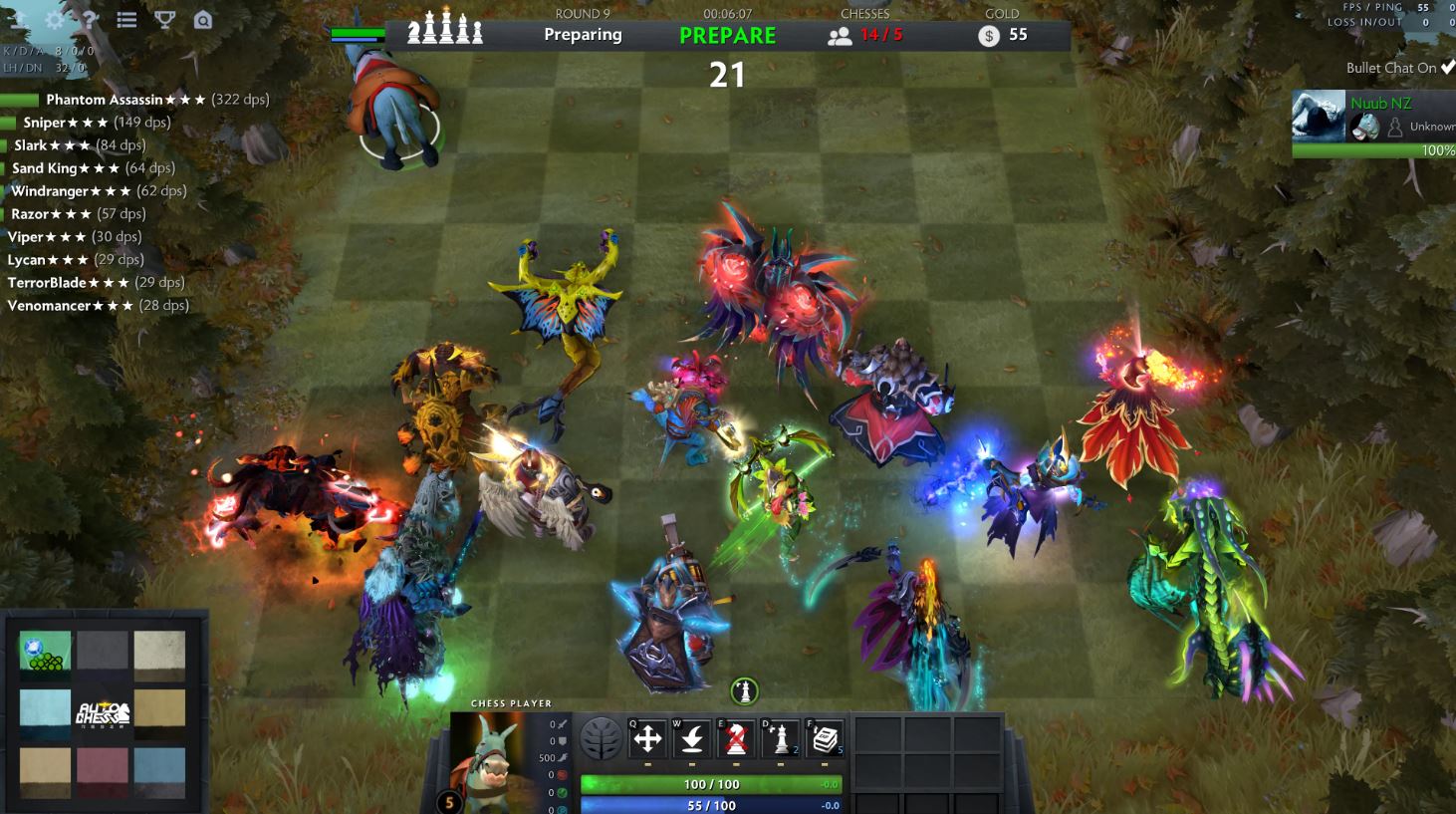 Auto Chess cũng nằm trong top game chiến thuật mobile, kết hợp yếu tố chiến thuật và cờ vua, nơi người chơi xây dựng đội hình và chiến đấu trong các trận đấu tự động.