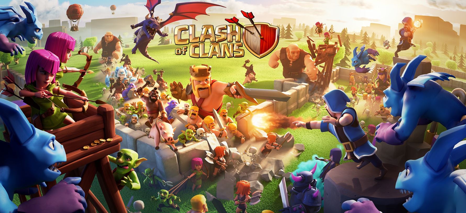 Clash of Clans - top game chiến thuật mobile với mục tiêu chính là xây dựng làng và tấn công đối thủ, trở thành tộc trưởng mạnh nhất.