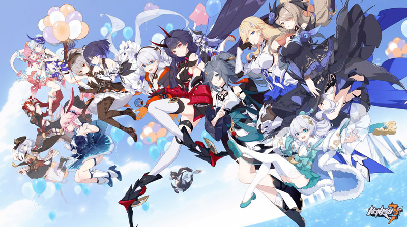 Honkai Impact 3 - top game gacha mobile thuộc thể loại hành động bắn súng góc nhìn thứ ba với đồ họa đỉnh cao, nhân vật nữ mạnh mẽ và cốt truyện hấp dẫn.