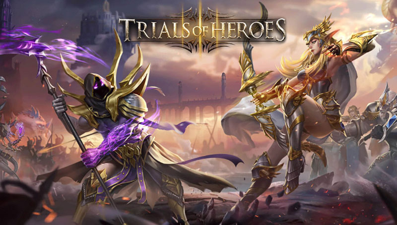 Game nhập vai giả tưởng hành động Trials of Heroes có lối chơi theo phong cách treo máy đầy thú vị